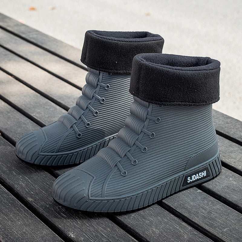 Herrboots – Vattentäta – Fleecefodrade – Snörning – Grov Sula – Halvhöga Outdoor