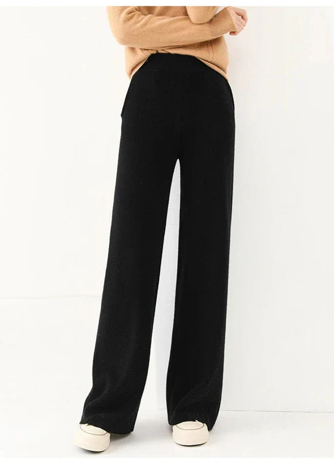 Dam Sweatpants – Avslappnad Passform – Vida Ben – Mjuk Stretch – Hellång – Elastisk Midja