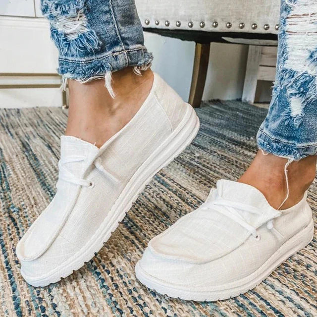 Dam Sneakers – Snörning – Andningsbar Design – Lättviktig och Bekväm Passform