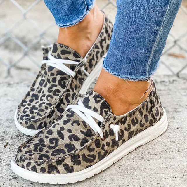 Dam Sneakers – Snörning – Andningsbar Design – Lättviktig och Bekväm Passform