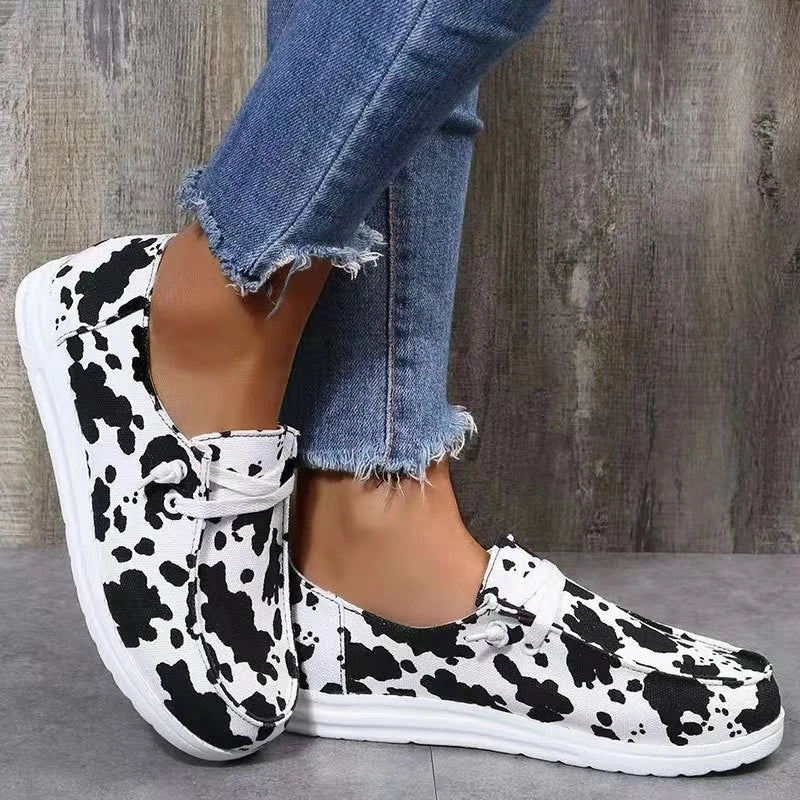 Dam Sneakers – Snörning – Andningsbar Design – Lättviktig och Bekväm Passform