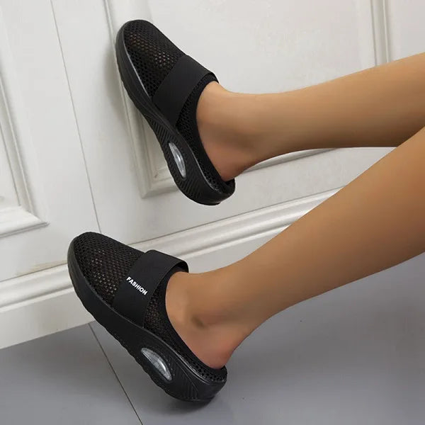 Dam Sandaletter – Kilklack – Luftdämpad Sula – Slip-On