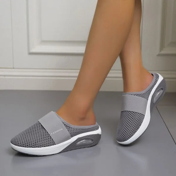 Dam Sandaletter – Kilklack – Luftdämpad Sula – Slip-On