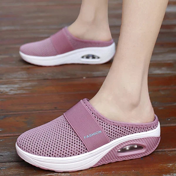 Dam Sandaletter – Kilklack – Luftdämpad Sula – Slip-On