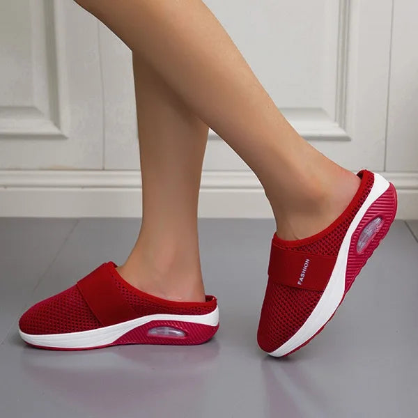 Dam Sandaletter – Kilklack – Luftdämpad Sula – Slip-On