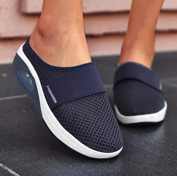 Dam Sandaletter – Kilklack – Luftdämpad Sula – Slip-On