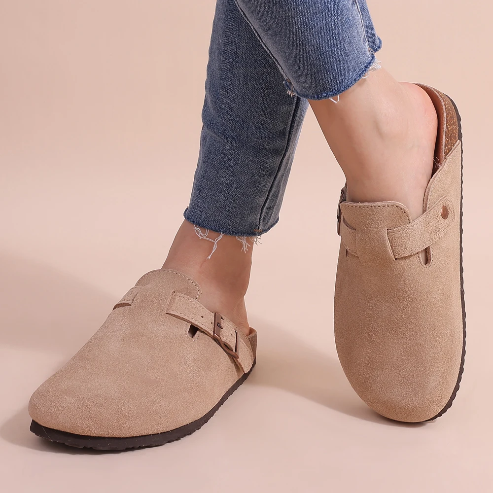 Dam Sandaler – Slip-On Modell – Ergonomisk Fotbädd – Justerbar Rem – Mjuk Komfort