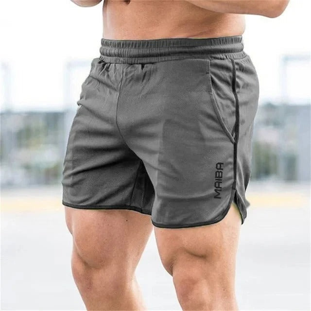 Men’s Athletic Training Shorts with Lightweight Fabric and Relaxed Fit