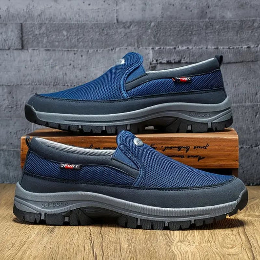 Herr Loafers - Andningsbar Mesh - Halkfri Dämpande Sula - Slip-on Utomhusskor