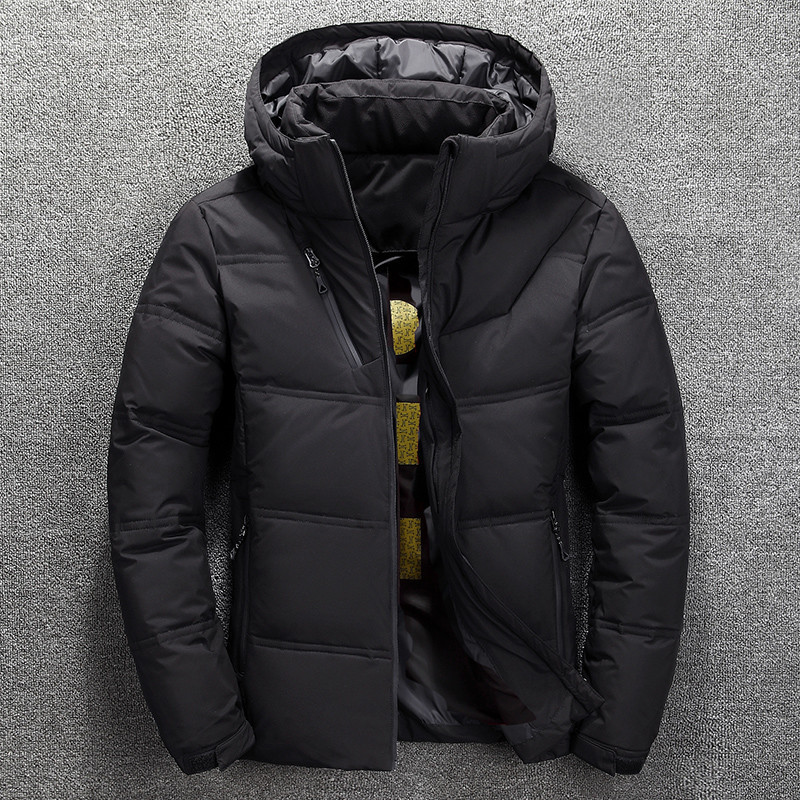 Herr Pufferjacka – Vattenavvisande – Regular Fit – Huva – Quilted – Dragkedjefickor