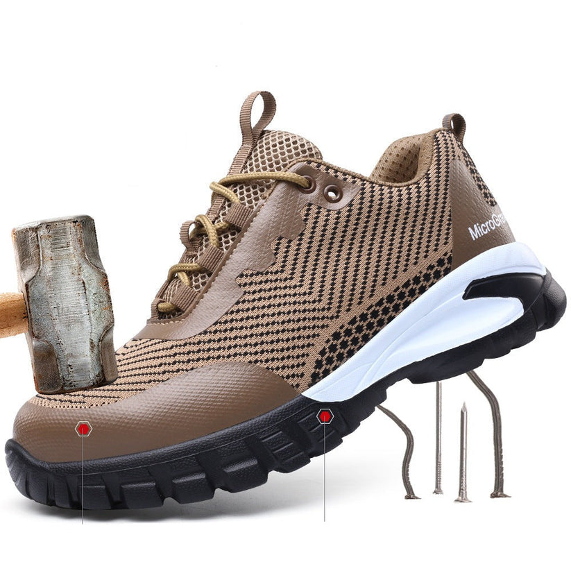 Herr Sneakers - Andningsbart Mesh - Stötdämpande Sula - Sportig och Bekväm