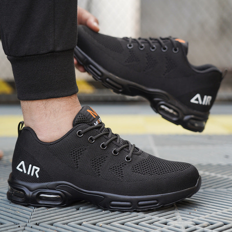 Herr Sneakers - Andningsbart Mesh - Stötdämpande Sula - Sportig och Bekväm