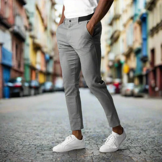 Herr Byxor - Slim Fit - Ankel-längd - Stretchig & Bekväm - Modern Design