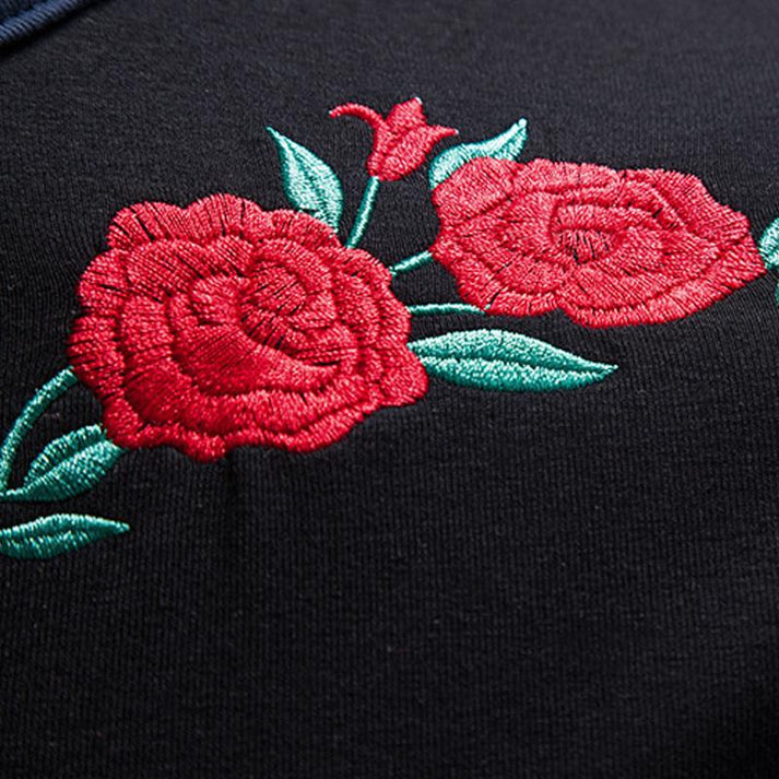 Herr Pikétröja - Broderad Design - Kortärmad - Bekväm och Andas