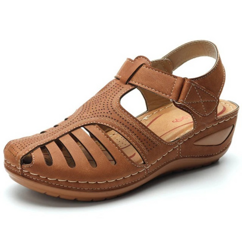 Dam Sandaler – Ergonomisk Passform – Stötdämpande Sula – Justerbar Rem – Andningsbar Design