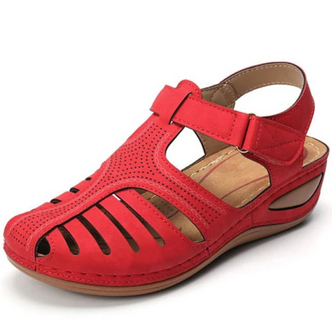 Dam Sandaler – Ergonomisk Passform – Stötdämpande Sula – Justerbar Rem – Andningsbar Design