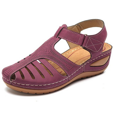 Dam Sandaler – Ergonomisk Passform – Stötdämpande Sula – Justerbar Rem – Andningsbar Design