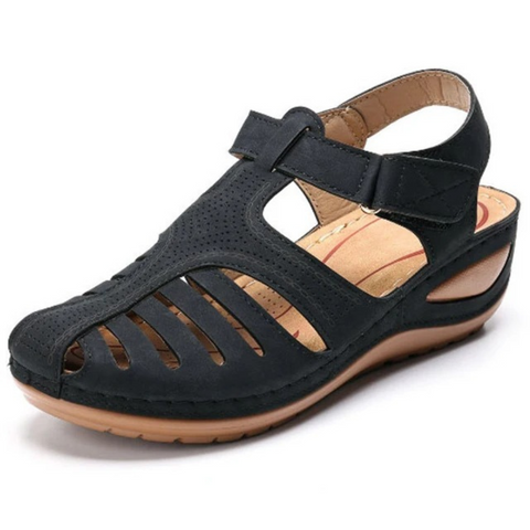 Dam Sandaler – Ergonomisk Passform – Stötdämpande Sula – Justerbar Rem – Andningsbar Design