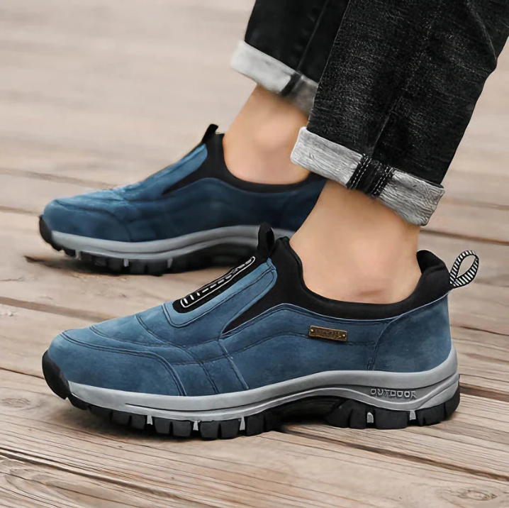 Herr vandringssko – Slip-on design – Greppsäker sula – Bekväm passform outdoor