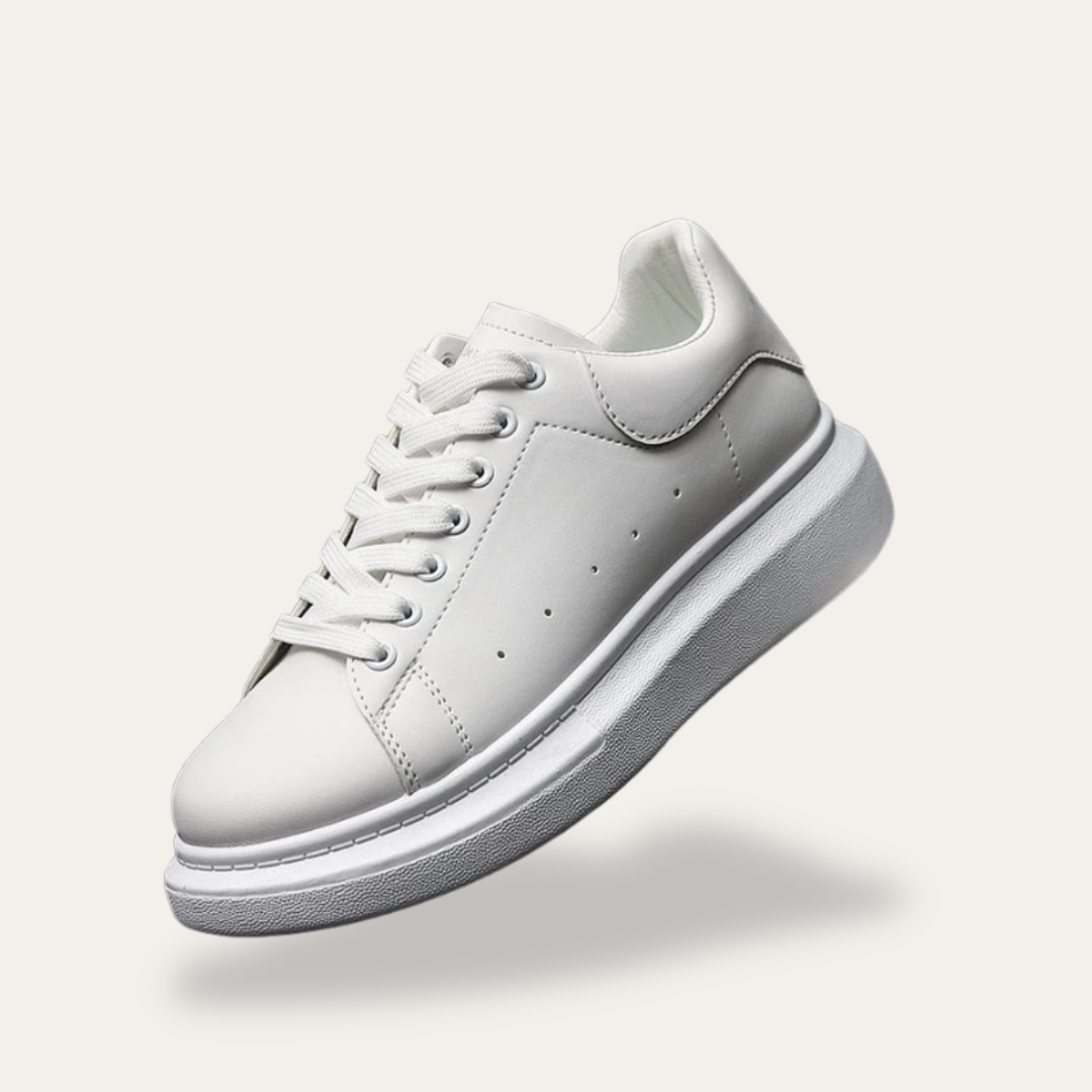 Herrsneakers – Låg Profil – Andningsbar Design – Snörning – Slät Finish