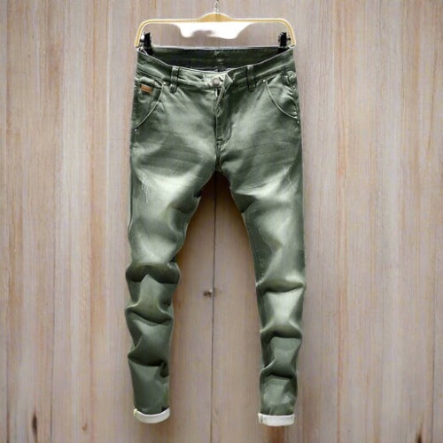Herr Jeans - Slim Fit - Stretchdenim - Klassisk 5-ficksdesign - Bekväm och Stilren