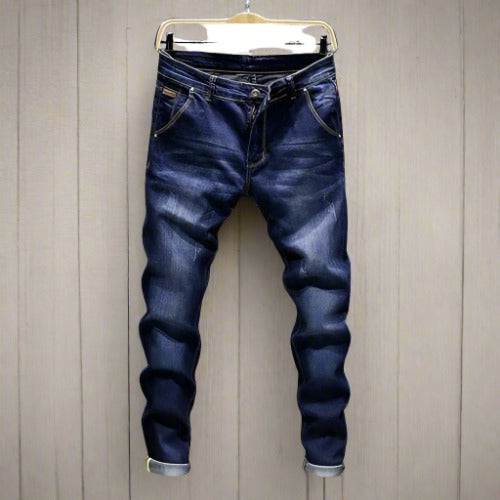 Herr Jeans - Slim Fit - Stretchdenim - Klassisk 5-ficksdesign - Bekväm och Stilren