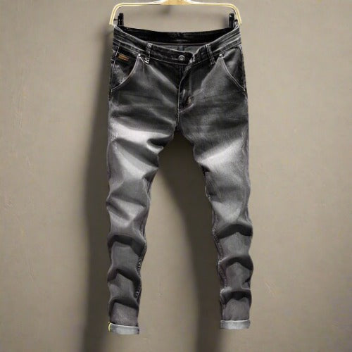Herr Jeans - Slim Fit - Stretchdenim - Klassisk 5-ficksdesign - Bekväm och Stilren