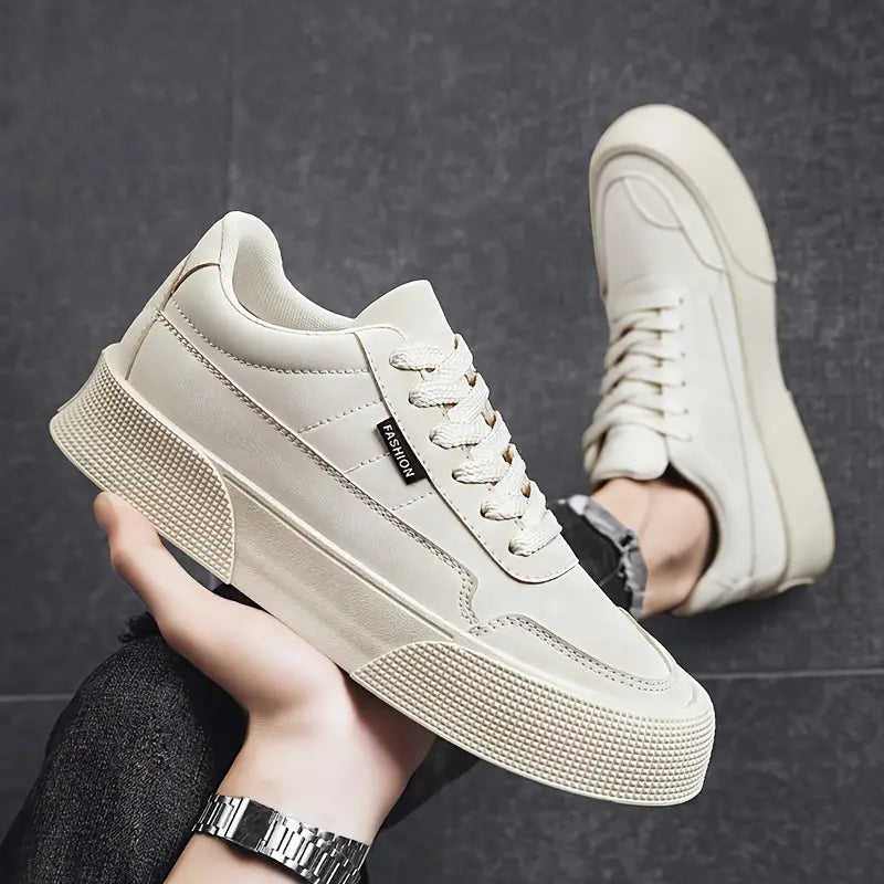 Herr Sneakers - Minimalistisk Design - Skön Passform - Halksäker Sula
