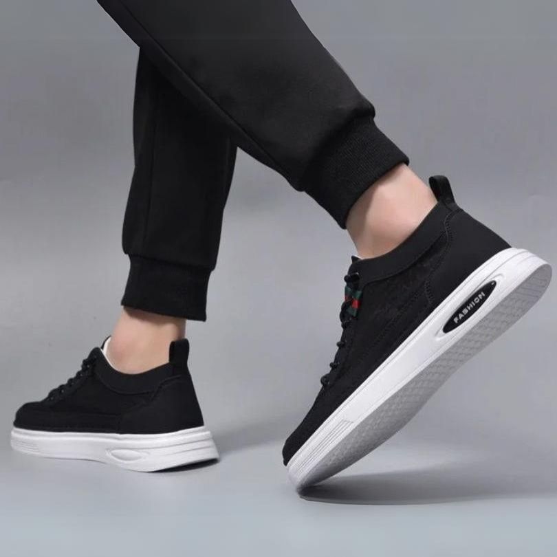 Herr Sneakers - Andningsbar - Lågt Skaft - Dämpad Sula - Bekväm Vardagsstil