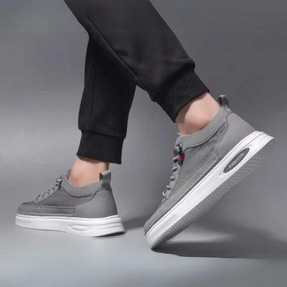 Herr Sneakers - Andningsbar - Lågt Skaft - Dämpad Sula - Bekväm Vardagsstil