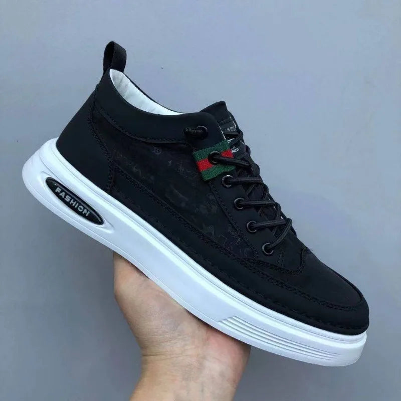 Herr Sneakers - Andningsbar - Lågt Skaft - Dämpad Sula - Bekväm Vardagsstil