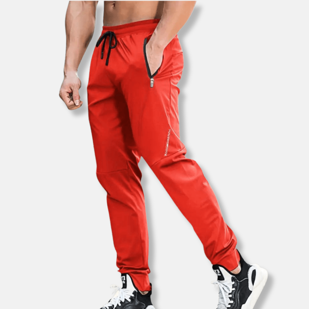 Herrjoggers – Slim Fit – Taperat Ben – Justerbar Midja – Dragkedjefickor