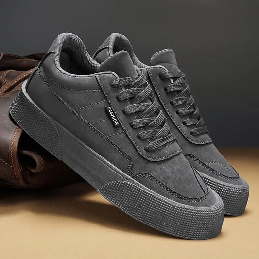 Herr Sneakers - Minimalistisk Design - Skön Passform - Halksäker Sula
