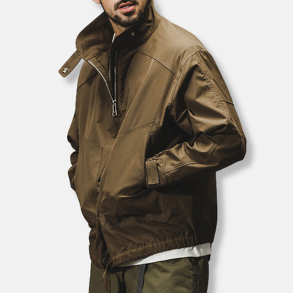 Herrjacka Utomhus – Vind- och Vattenavvisande – Avslappnad Passform – Funktionell Stil