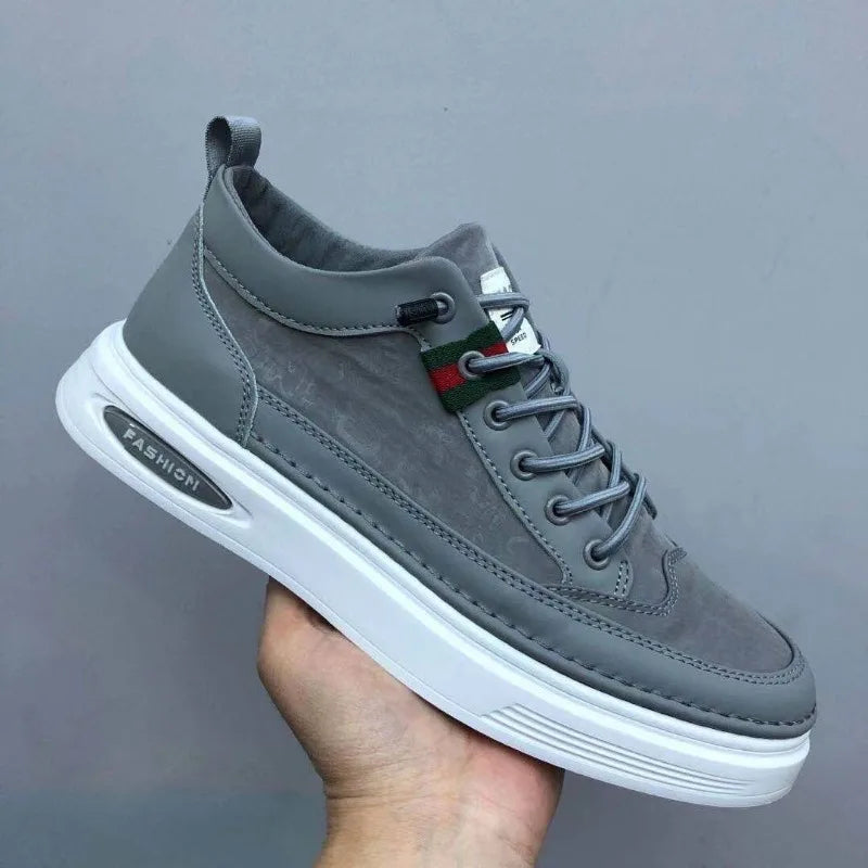 Herr Sneakers - Andningsbar - Lågt Skaft - Dämpad Sula - Bekväm Vardagsstil