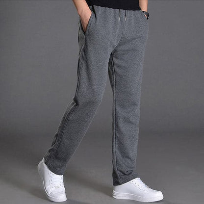 Herr Joggers - Avsmalnande Ben - Elastisk Midja med Dragsko - Bekväma Vardagsbyxor