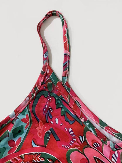 Damklänning – V-ringad A-linje – Ärmlös – Andningsbart Tyg – Lätt och Bekväm