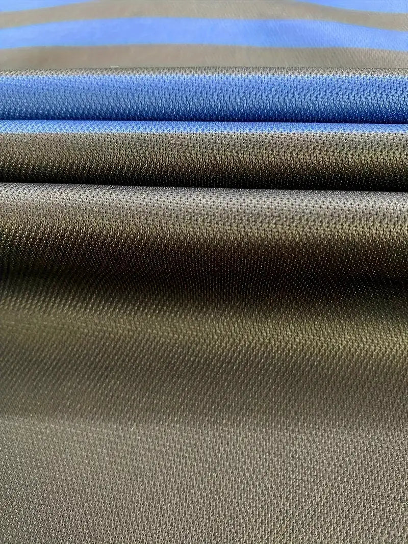 Herr Pikétröja - Randig Design - Slim Fit - Kortärmad Andas Komfort