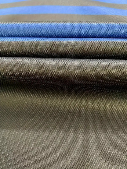 Herr Pikétröja - Randig Design - Slim Fit - Kortärmad Andas Komfort
