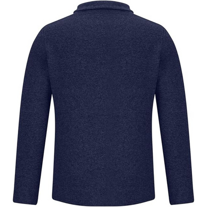 Herrblazer – Slim Fit – Skräddad Siluett – Tweedliknande Tyg – Notchslag