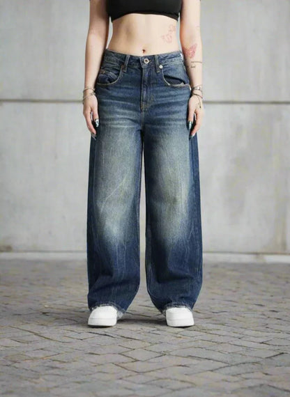 Herr Jeans – Baggy Passform – Vida Ben – Denim – Avslappnad Stil
