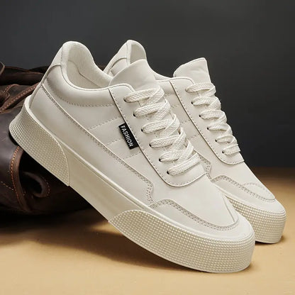 Herr Sneakers - Minimalistisk Design - Skön Passform - Halksäker Sula