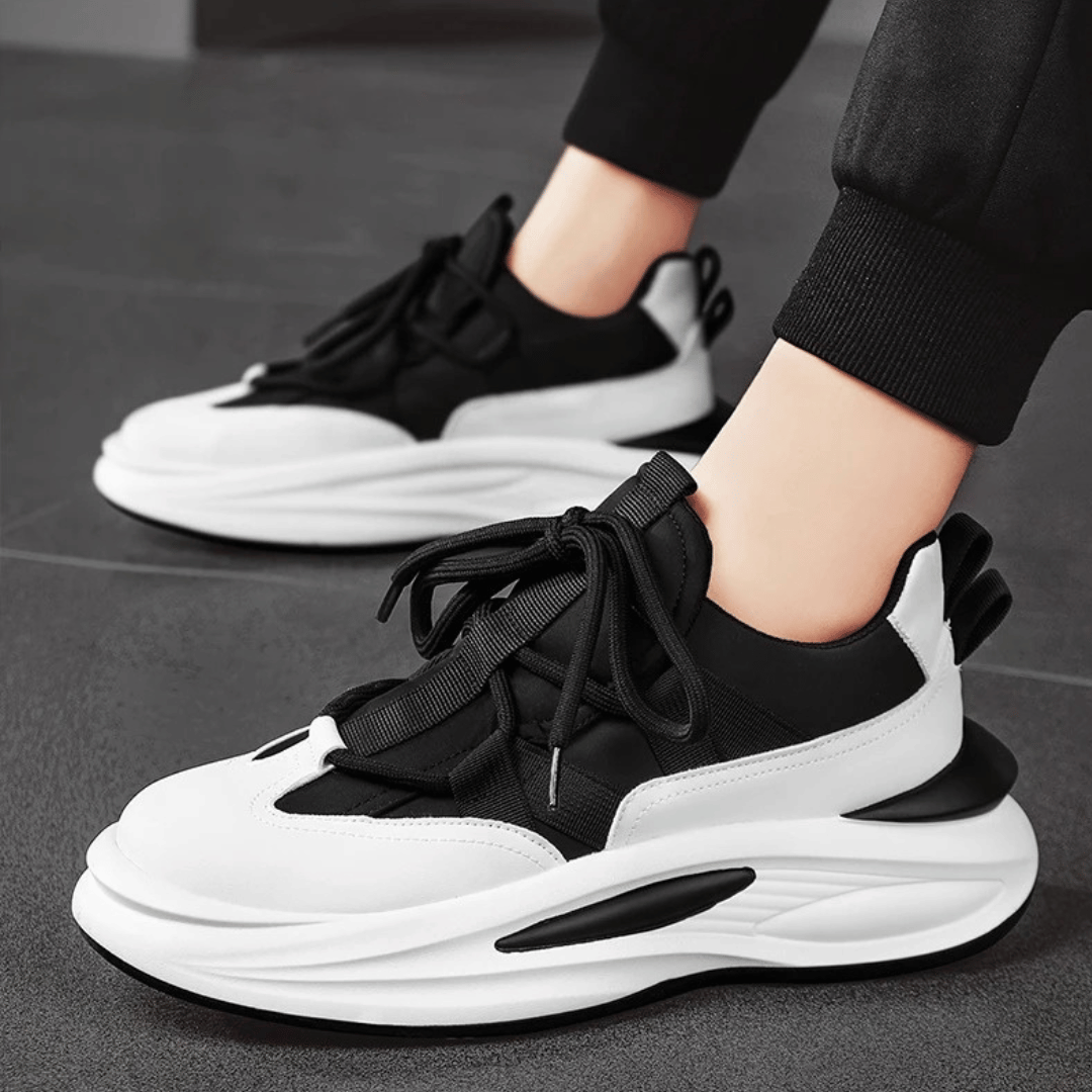 Herr Sneakers - Chunky Sula - Modern Design - Bekvämt Foder - Snörning