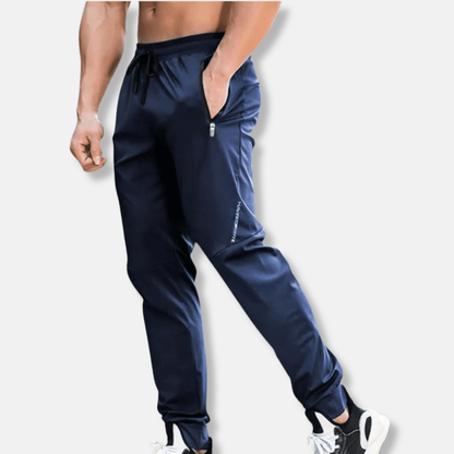 Herrjoggers – Slim Fit – Taperat Ben – Justerbar Midja – Dragkedjefickor