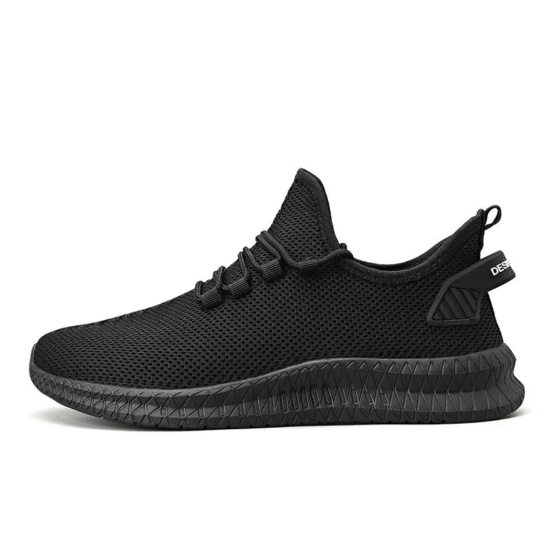 Herr Sneakers - Andningsbar Mesh - Lättviktsdesign - Hög Komfort - Halksäker Sula