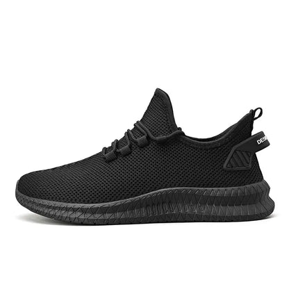 Herr Sneakers - Andningsbar Mesh - Lättviktsdesign - Hög Komfort - Halksäker Sula
