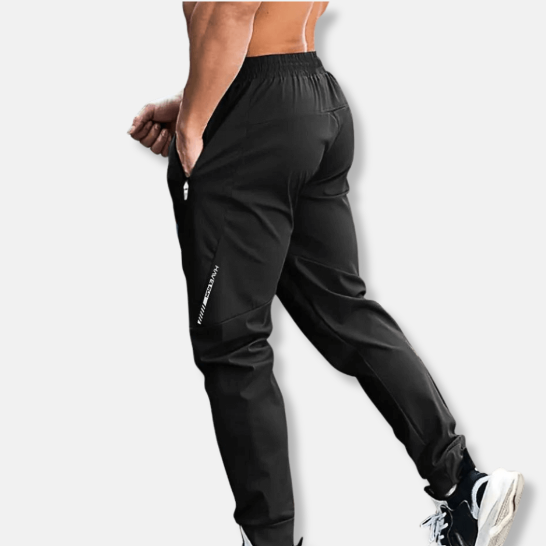 Herrjoggers – Slim Fit – Taperat Ben – Justerbar Midja – Dragkedjefickor