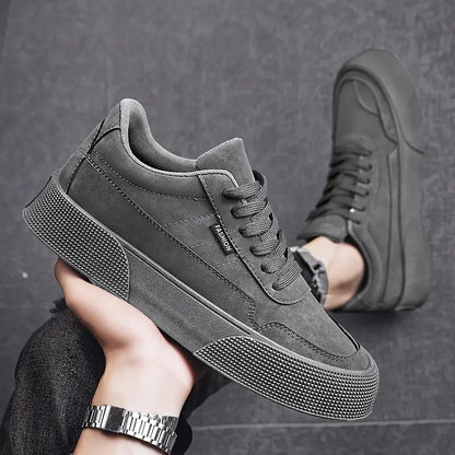Herr Sneakers - Minimalistisk Design - Skön Passform - Halksäker Sula