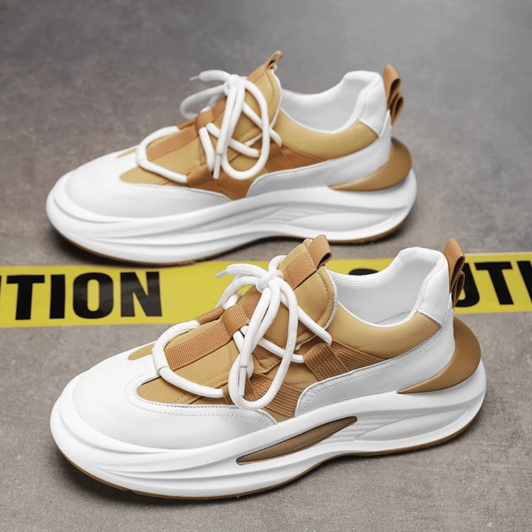 Herr Sneakers - Chunky Sula - Modern Design - Bekvämt Foder - Snörning