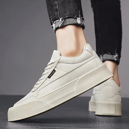 Herr Sneakers - Minimalistisk Design - Skön Passform - Halksäker Sula